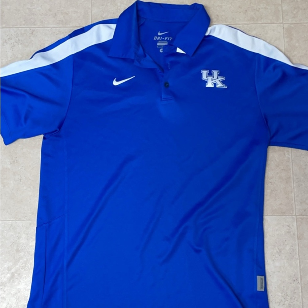 Nike Royal Blue Polo with White Details